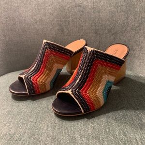 Bernardo Nala Embroidered Heels